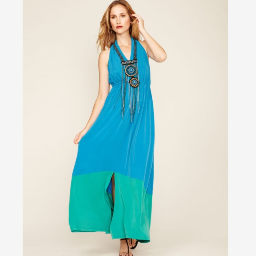 Offers welcome!! Anthropologie Color Block Maxi